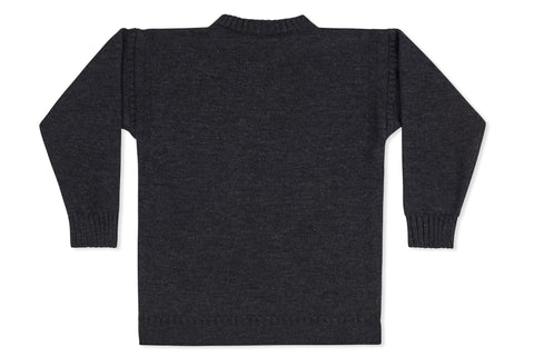 Traditional Guernsey Jumper In Charcoal-Guernsey Knitwear-Guernsey Jumper