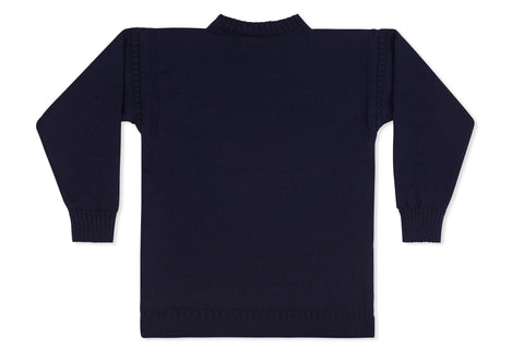 Traditional Guernsey Jumper In Navy-Guernsey Knitwear-Guernsey Jumper
