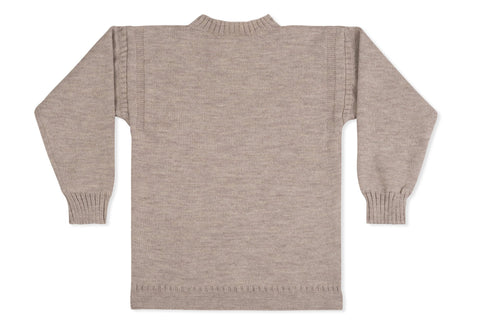 Traditional Guernsey Jumper In Oatmeal-Guernsey Knitwear-Guernsey Jumper